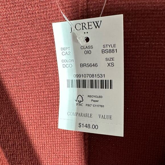 J. Crew Factory Sweater Blazer Pockets 2 Button
Wine Size XS - Picture 5 of 13